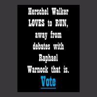 Herschel Walker Loves To Run Away From Debates With Raphael Warnock Th Ladies Curvy T-shirt | Artistshot