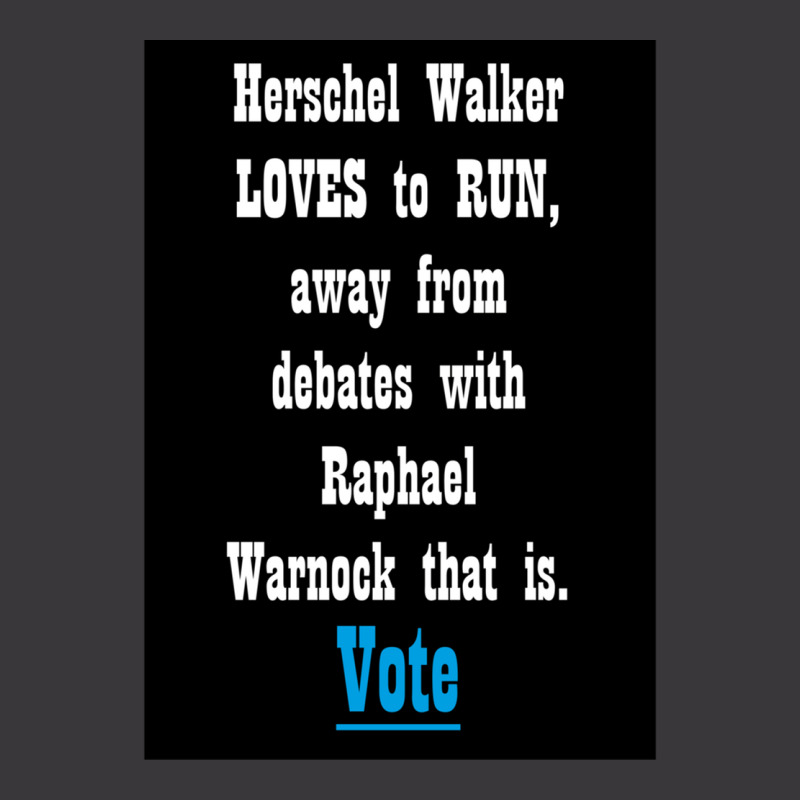 Herschel Walker Loves To Run Away From Debates With Raphael Warnock Th Ladies Curvy T-Shirt by cm-arts | Artistshot