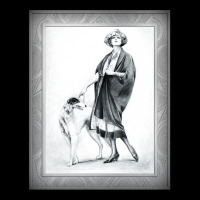 Damsel And Her Saluki By Charles Gates Sheldon Remastered Retro Art Xz Adjustable Cap | Artistshot