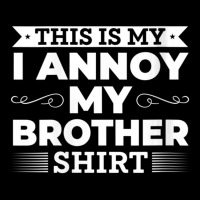 Womens This Is My I Annoy My Brother For Sister V-neck Adjustable Cap | Artistshot