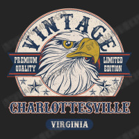 Retro Bald Eagle Charlottesville Virginia Vintage Limited Edition Unisex Hoodie | Artistshot