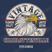 Retro Bald Eagle Charlottesville Virginia Vintage Limited Edition Men Denim Jacket | Artistshot