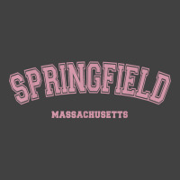 Pink Springfield Massachusetts Ma Varsity Style Springfield T Shirt Vintage T-shirt | Artistshot