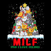 Milf Man I Love Felines Cat Christmas Tree T Shirt Toddler Sweatshirt | Artistshot