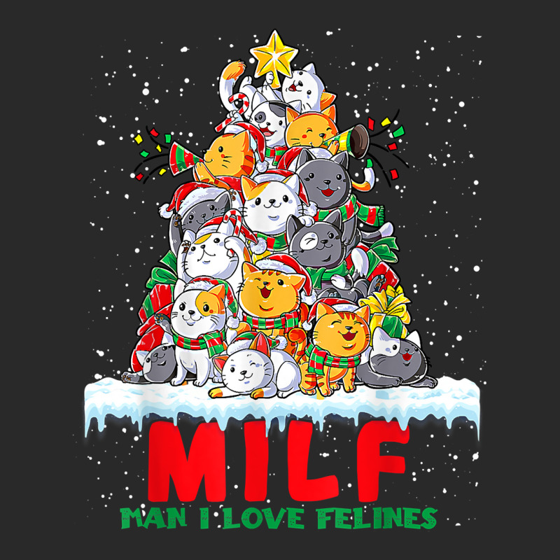 Milf Man I Love Felines Cat Christmas Tree T Shirt Toddler T-shirt | Artistshot