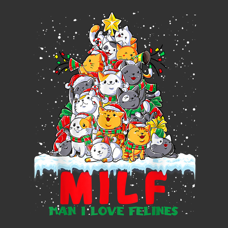 Milf Man I Love Felines Cat Christmas Tree T Shirt Baby Bodysuit | Artistshot