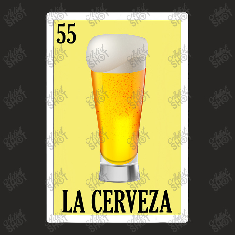 La Cerveza Lottery Gift  Mexican Lottery La Cerveza Ladies Fitted T-Shirt by thuhuong | Artistshot