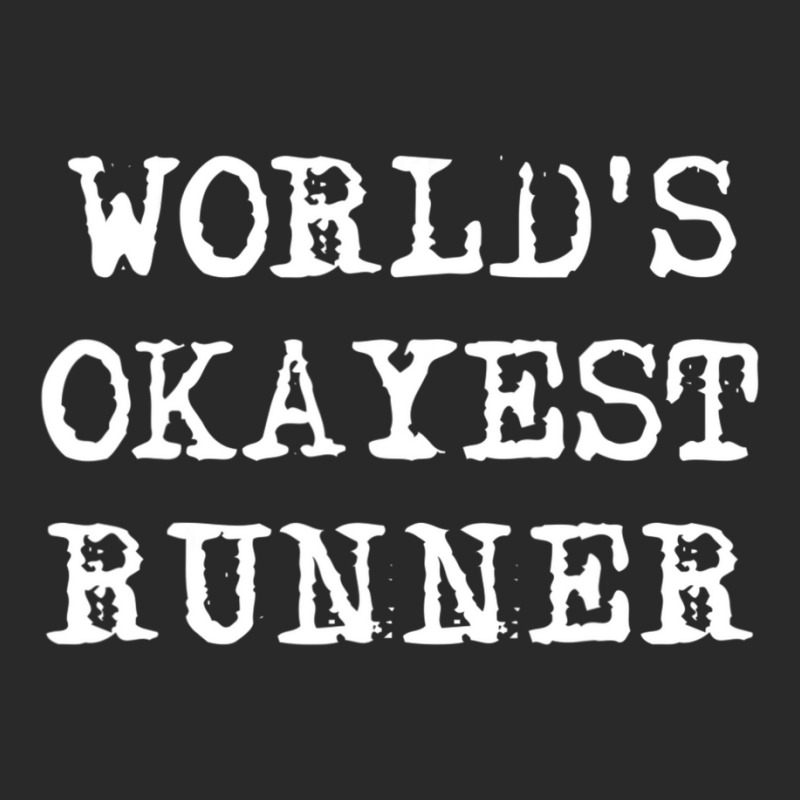 Worlds Okayest Runner Girls Boys Men Women Toddler T-shirt by cm-arts | Artistshot