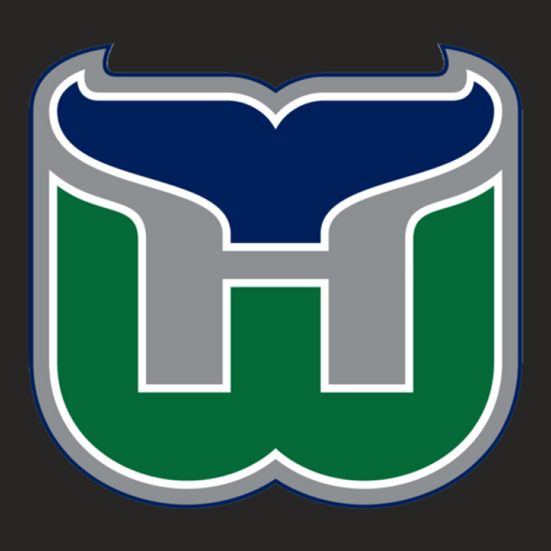 Vintage Hartford Hockey - Retro Whalers Ladies Fitted T-Shirt by WilmaMorgan | Artistshot