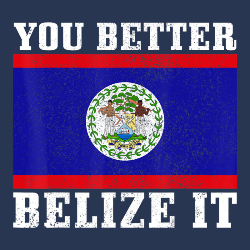 You Better Belize It Belize Flag Pride Men Denim Jacket by cm-arts | Artistshot