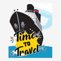 Time To Travel Cruise Ship  Cruise Ship Quotes Adjustable Cap | Artistshot