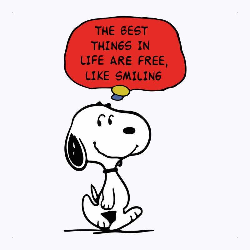 Peanuts Best Things In Life Are Free T-shirt | Artistshot