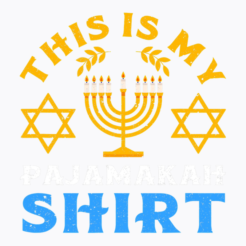 This Is My Hanukkah Pajamakah Chanukah Pajama Jewish Holiday T-shirt | Artistshot