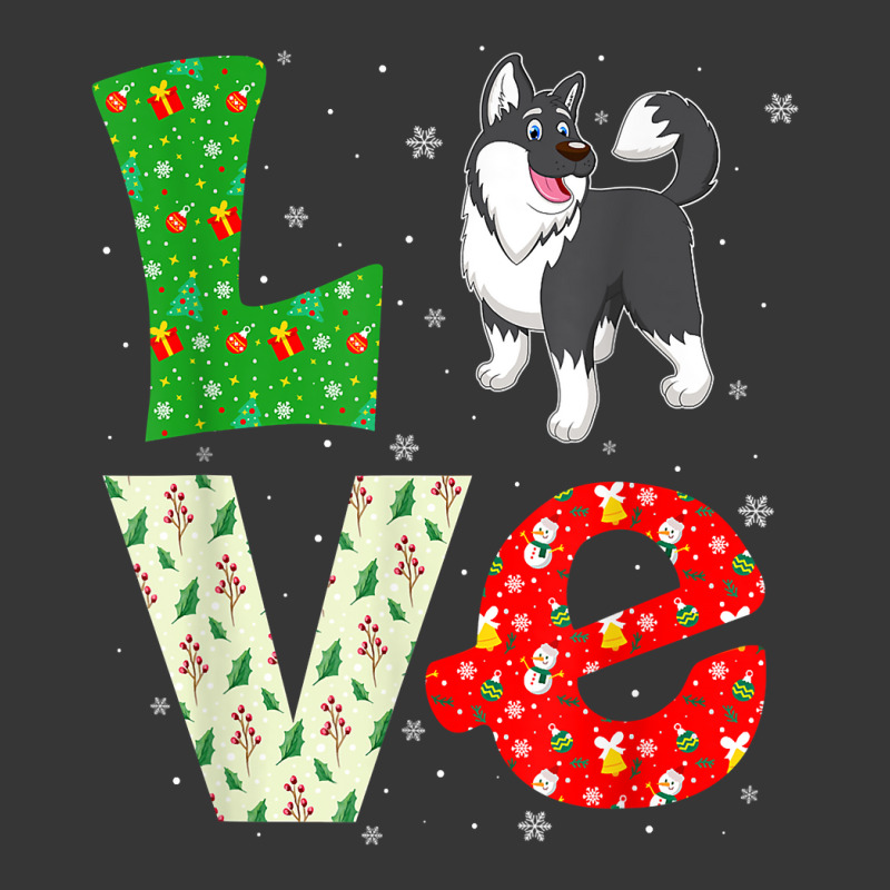 Santa Hat Christmas Themed Love Alaskan Malamute Dog Xmas T Shirt Toddler Hoodie | Artistshot