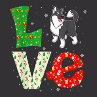 Santa Hat Christmas Themed Love Alaskan Malamute Dog Xmas T Shirt Vintage Hoodie | Artistshot