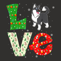 Santa Hat Christmas Themed Love Alaskan Malamute Dog Xmas T Shirt Champion Hoodie | Artistshot