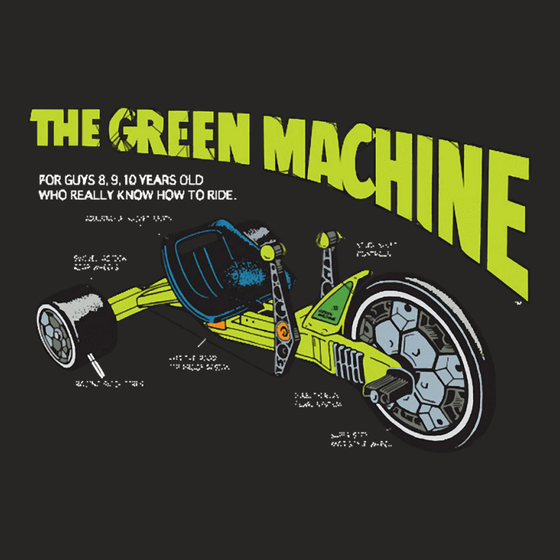 Green Machine, Big Wheel, The Green Machine, Green, Machine, Green Mac Ladies Fitted T-Shirt by cm-arts | Artistshot