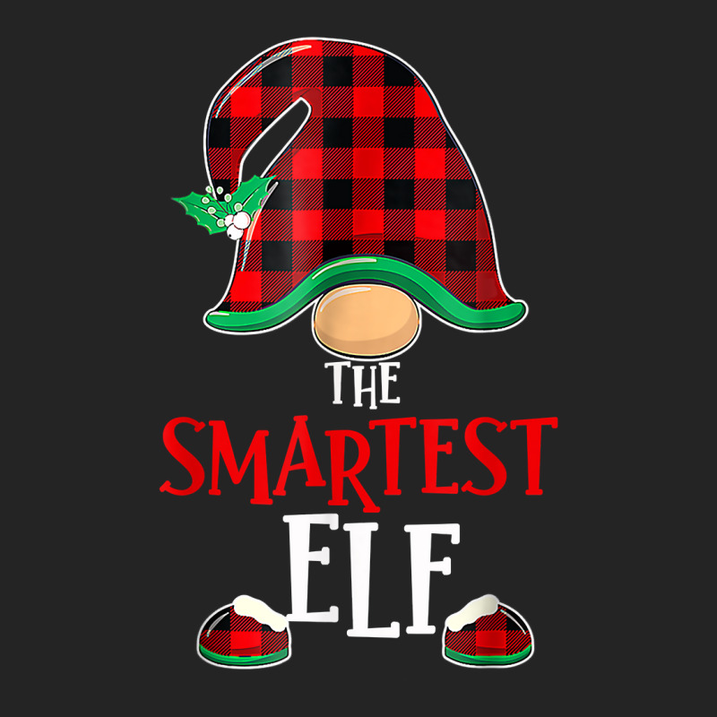 Smartest Gnome Family Matching Christmas Funny Pajama T Shirt 3/4 Sleeve Shirt | Artistshot