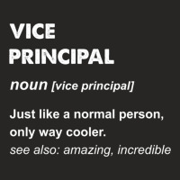 Vice Principal Pullover Hoodie Ladies Fitted T-shirt | Artistshot