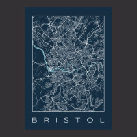 Bristol City Navy Map Vintage Short | Artistshot