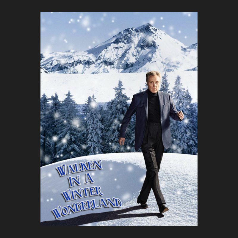 Walken In A Winter Wonderland Ladies Polo Shirt by cm-arts | Artistshot