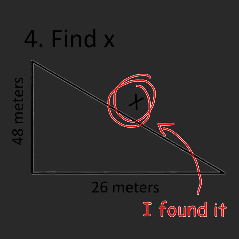 Find X I Found It Funny Math Pun Funny Find X Printed Hat | Artistshot