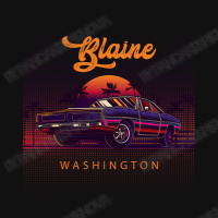 Blaine Washington Retro Vintage 80s 90s Muscle Cars Retrowave Aestheti License Plate Frame | Artistshot