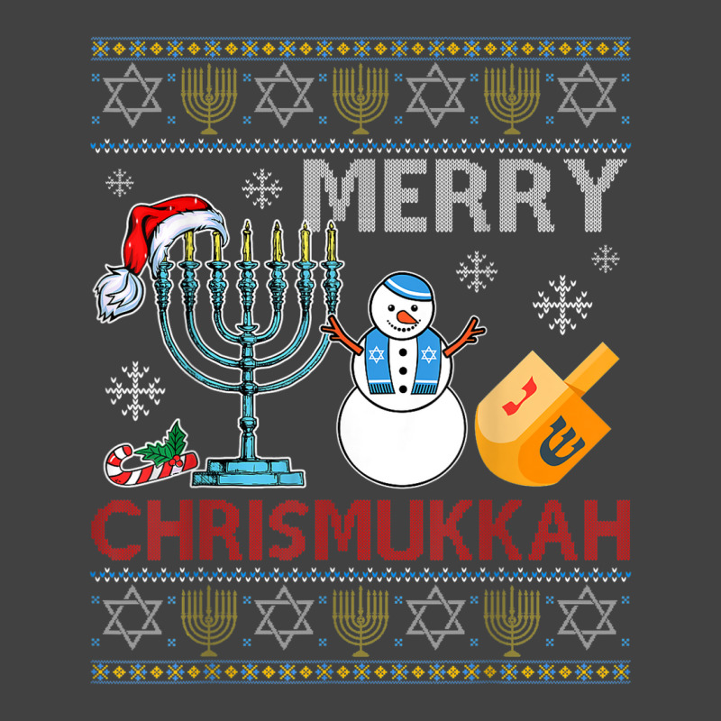 Merry Chrismukkah Jewish Ugly Christmas Hanukkah Sweater Vintage T-shirt | Artistshot