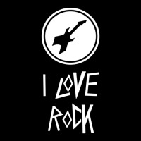 I Love Rock Music Guitar Lover Vintage Retro Novelty Graphic 1 Maternity Scoop Neck T-shirt | Artistshot