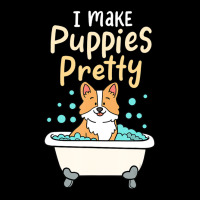 I Make Puppies Pretty Fur Artist Dog Groomer Adjustable Cap | Artistshot