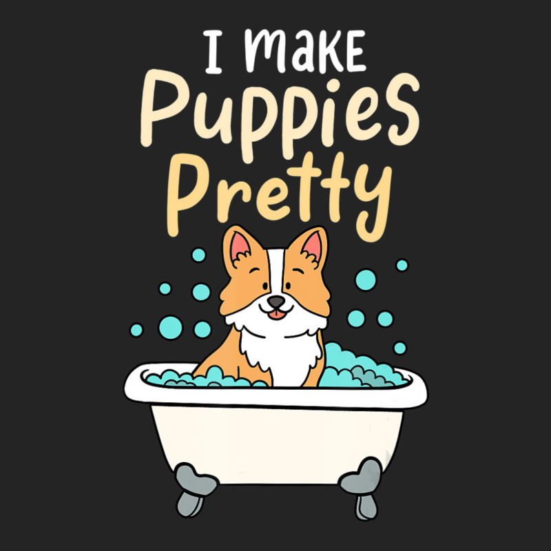 I Make Puppies Pretty Fur Artist Dog Groomer 3/4 Sleeve Shirt | Artistshot