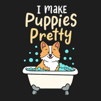 I Make Puppies Pretty Fur Artist Dog Groomer Classic T-shirt | Artistshot