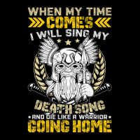 When My Time Comes I Will Sing My Death Song And I Like A Adjustable Cap | Artistshot