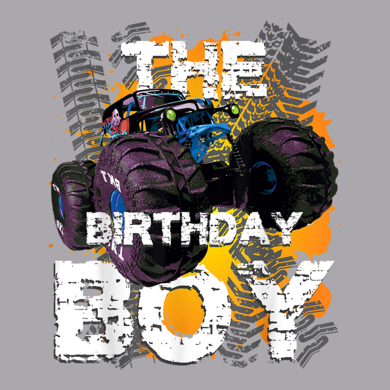 The Birthday Boy Monster Truck Matching Family Party T Shirt Youth 3/4 Sleeve | Artistshot