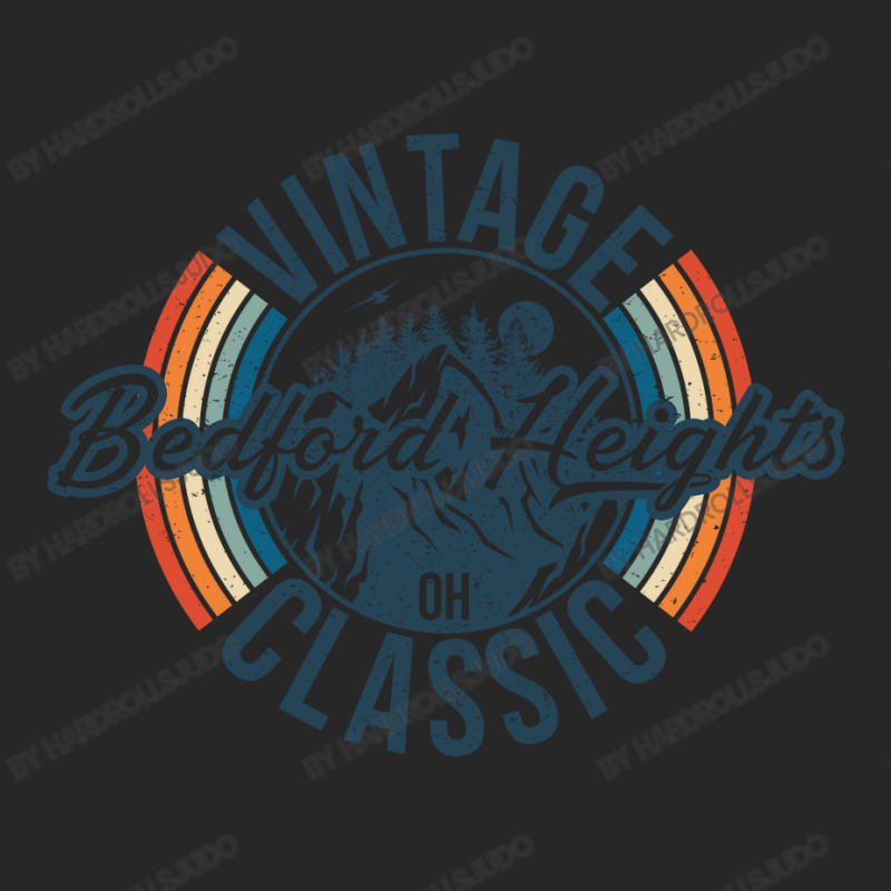 I Love Bedford Heights Ohio Retro Vintage Classic Limited Edition Men's T-shirt Pajama Set by hardrollsjudo | Artistshot