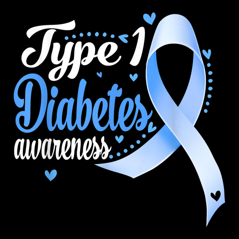 Type 1 Diabetes Awareness Blue Ribbon T Shirt Long Sleeve Shirts by cm-arts | Artistshot