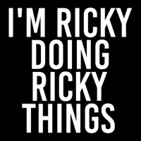 I'm Ricky Doing Ricky Things Christmas Adjustable Cap | Artistshot