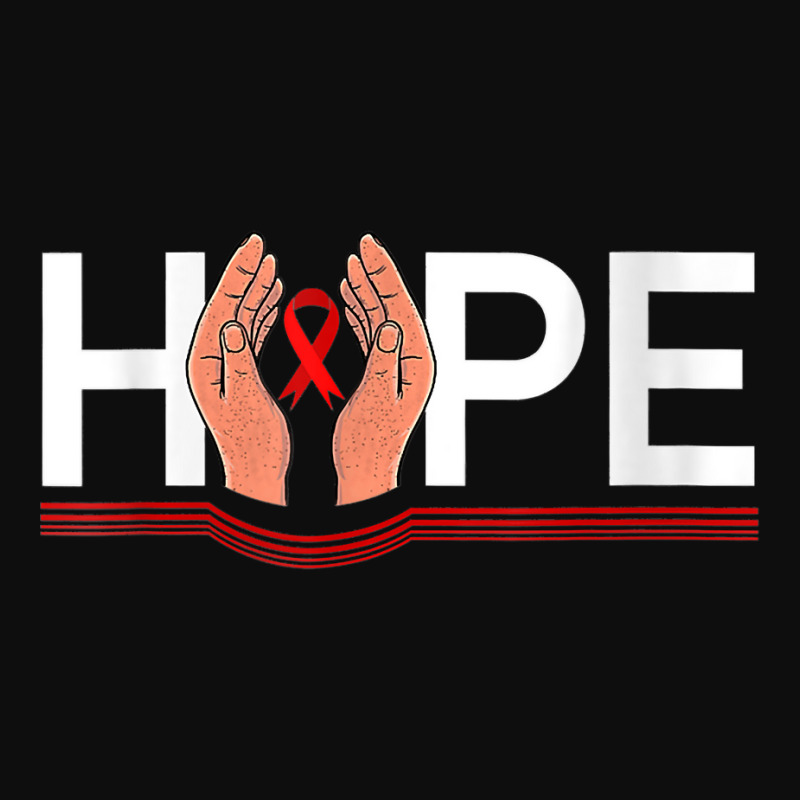 Women World Aids Day Red Ribbon Hope Aids Hiv Awareness T Shirt Crop Top by cm-arts | Artistshot