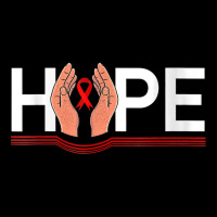 Women World Aids Day Red Ribbon Hope Aids Hiv Awareness T Shirt Maternity Scoop Neck T-shirt | Artistshot