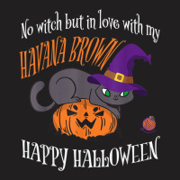 Havana Brown   Cat Lover Not A Witch Funny Halloween T-shirt | Artistshot