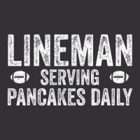 Football Lineman Serving Pancakes Daily Vintage Hoodie And Short Set | Artistshot