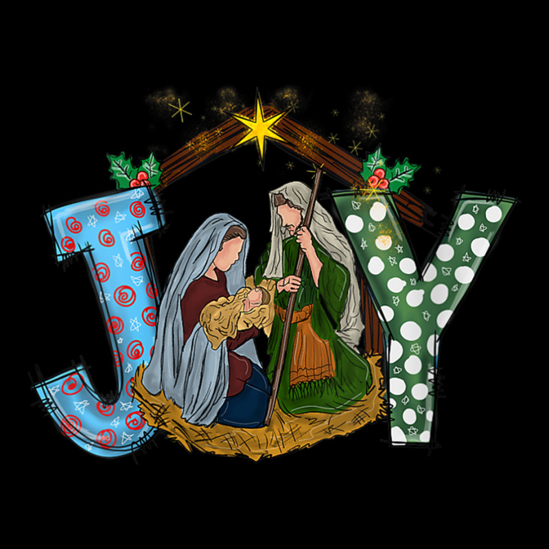 Womens Christmas Joy Baby Jesus Religious Nativity Christian Xmas V Ne Youth Zipper Hoodie by cm-arts | Artistshot