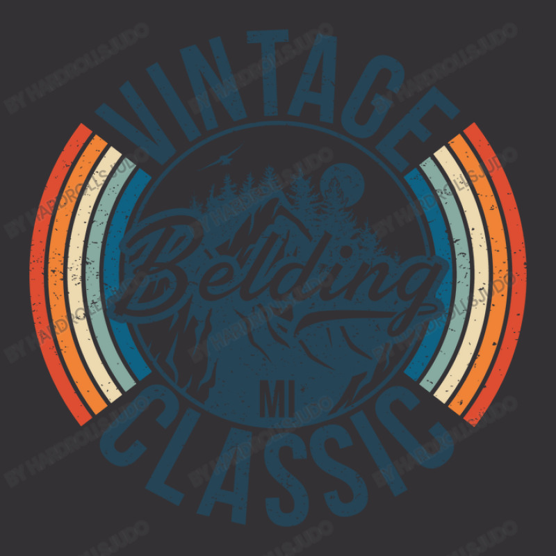 I Love Belding Michigan Retro Vintage Classic Limited Edition Vintage Hoodie | Artistshot