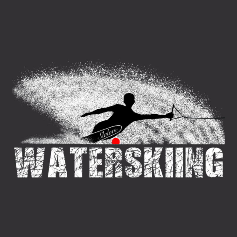 Slalom Waterskier Silhouetted Against Spray Vintage Short by ChrisHoskins | Artistshot