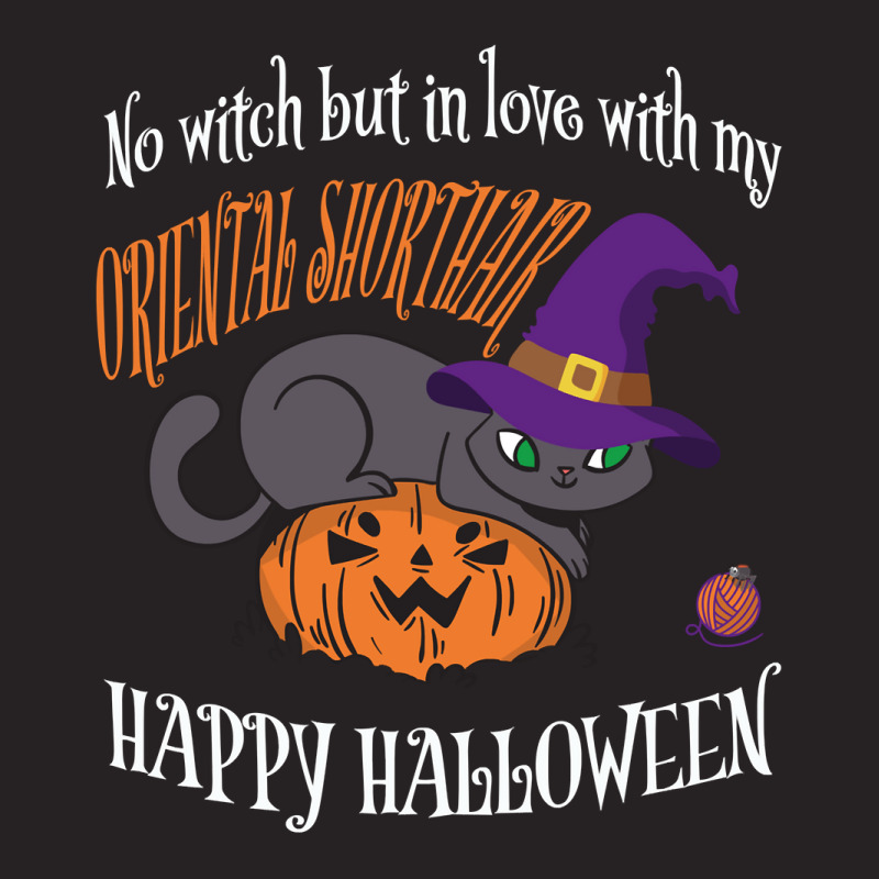 Oriental Shorthair   Cat Lover Not A Witch Funny Halloween Long Sleeve Vintage Cap | Artistshot