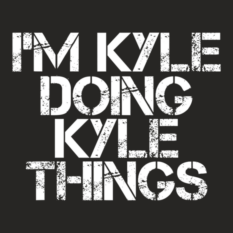 I'm Kyle Doing Kyle Things Christmas Ladies Fitted T-Shirt by cm-arts | Artistshot