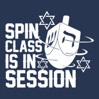 Womens Spin Class Is In Session Dreidel Funny Hanukkah Jewish Gift Vne Men Denim Jacket | Artistshot