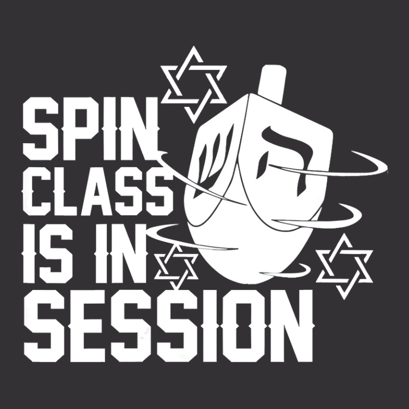 Womens Spin Class Is In Session Dreidel Funny Hanukkah Jewish Gift Vne Vintage Hoodie | Artistshot