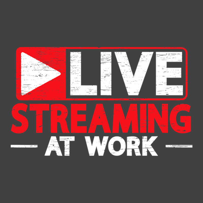 Livestreaming At Work Online Streaming Vintage T-Shirt by LauraCraig | Artistshot