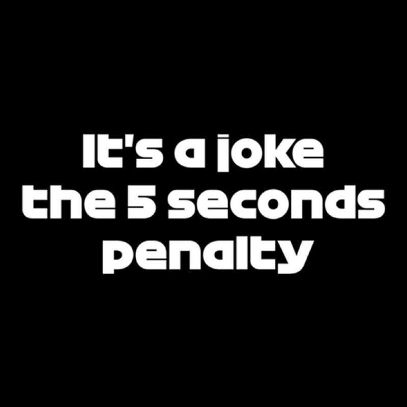 It's A Joke The 5 Seconds Penalty (white) Women's V-Neck T-Shirt by DawnBee | Artistshot